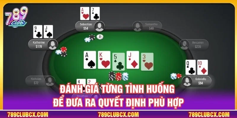 Đánh giá từng tình huống để đưa ra quyết định phù hợp