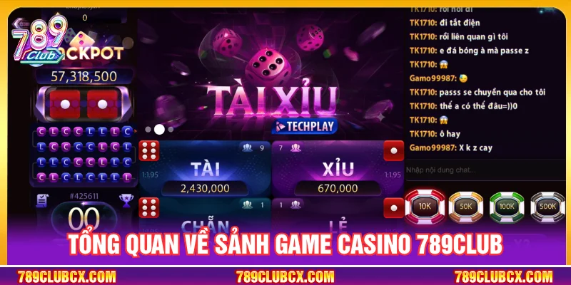 Đôi nét về sảnh Casino 789CLUB đang thịnh hành