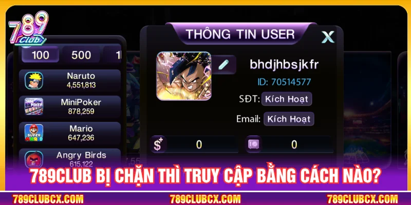 Hướng dẫn truy cập 789CLUB khi bị chặn