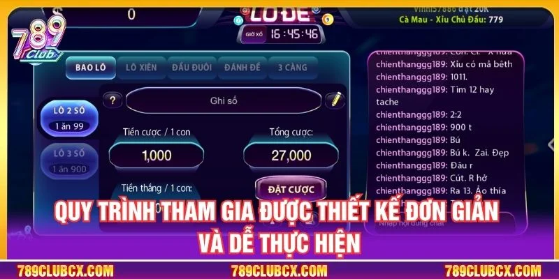 Quy trình tham gia được thiết kế đơn giản và dễ thực hiện